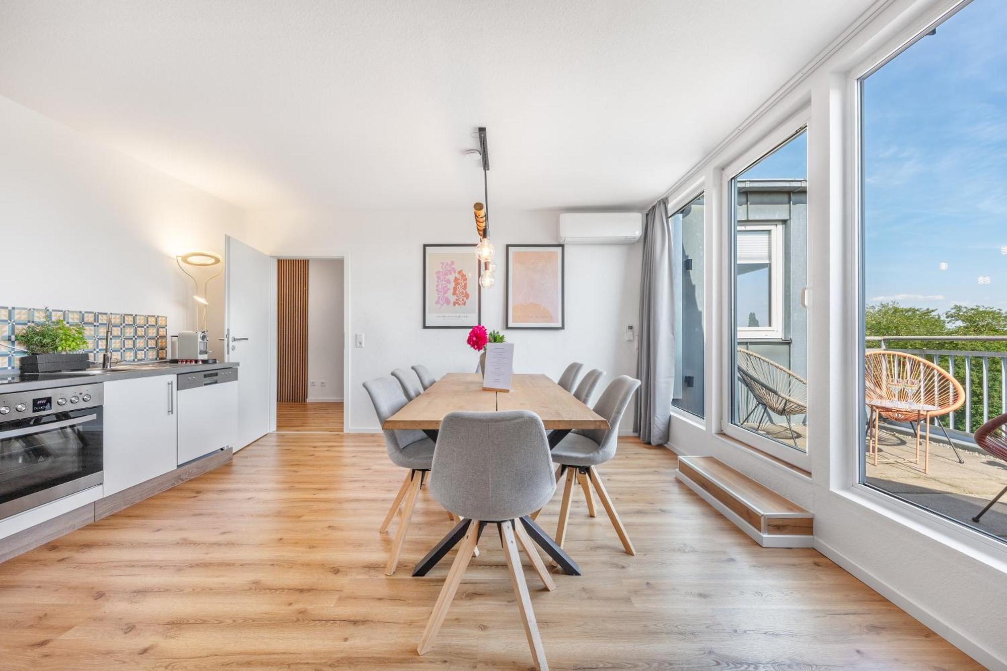 Mango Living I Stadtoase I Modern I 3 Schlafzimmer I 95 Qm I 9 Personen بوروسيا مونشنغلادباخ الغرفة الصورة